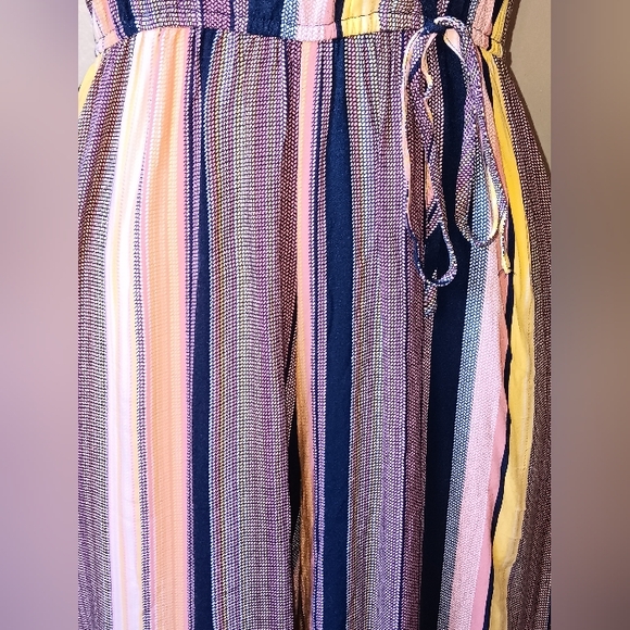 Brand Of Gypsies Stripe Printed Jumpsuit ! - Picture 3 of 11